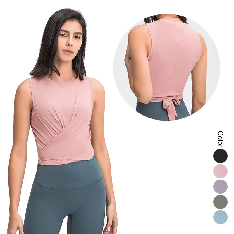 Dames Bandage Yoga Vest Fitness Vêtements