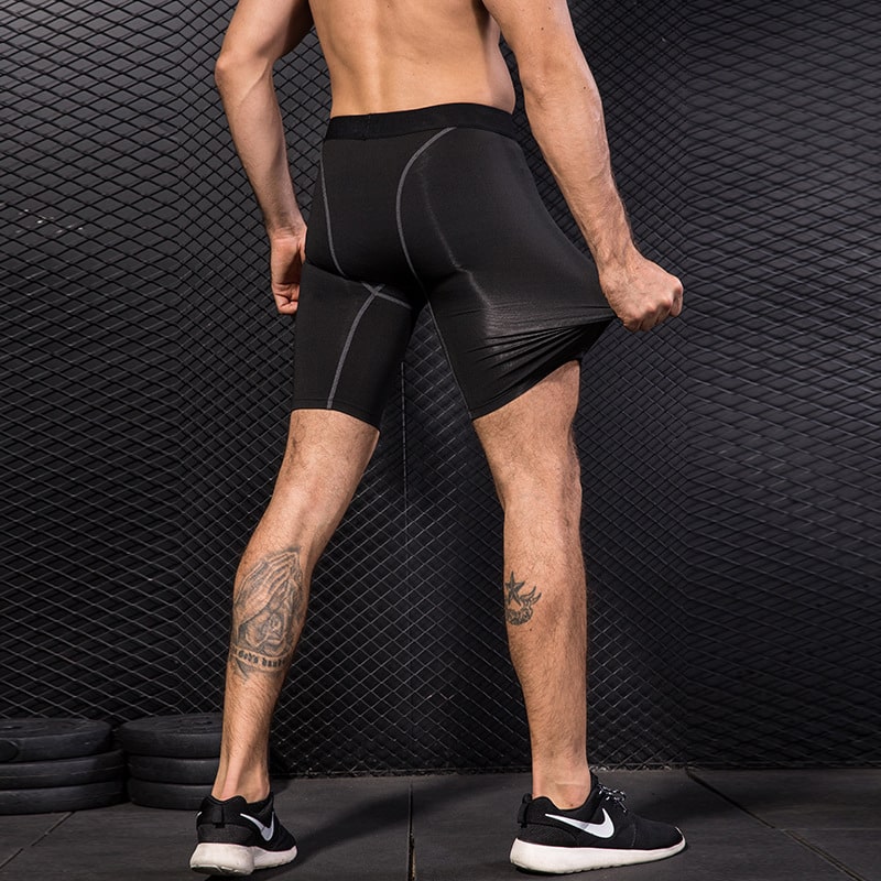 Short de sport de compression Gym pour hommes