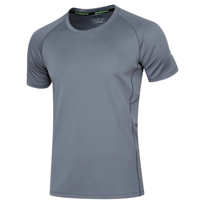 T-shirt de sport pour hommes à col rond en gros