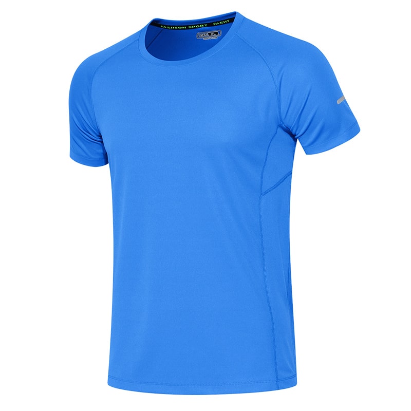 T-shirt de sport pour hommes à col rond en gros